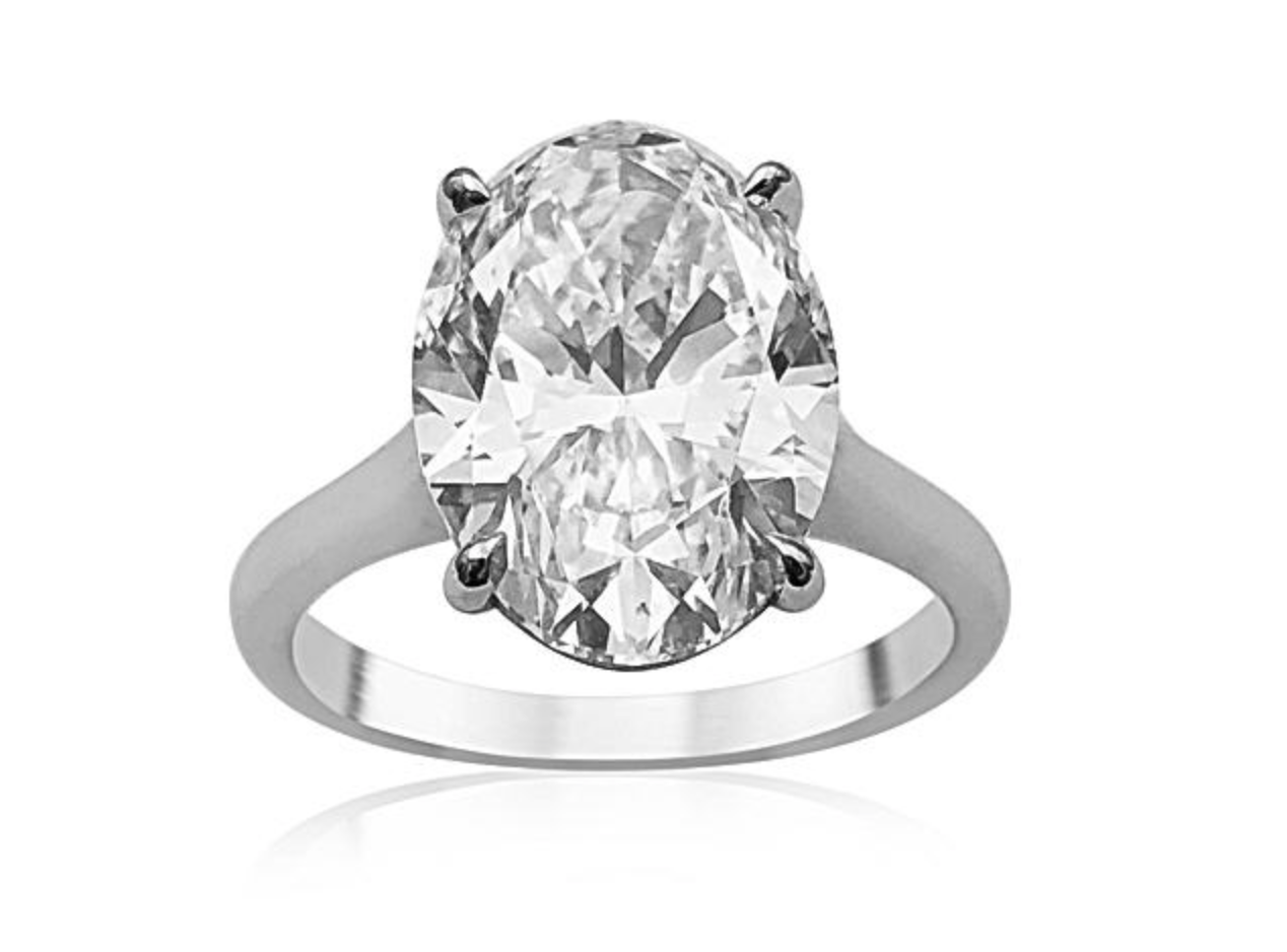 Alson Signature Collection Platinum Diamond Solitaire Engagement Ring