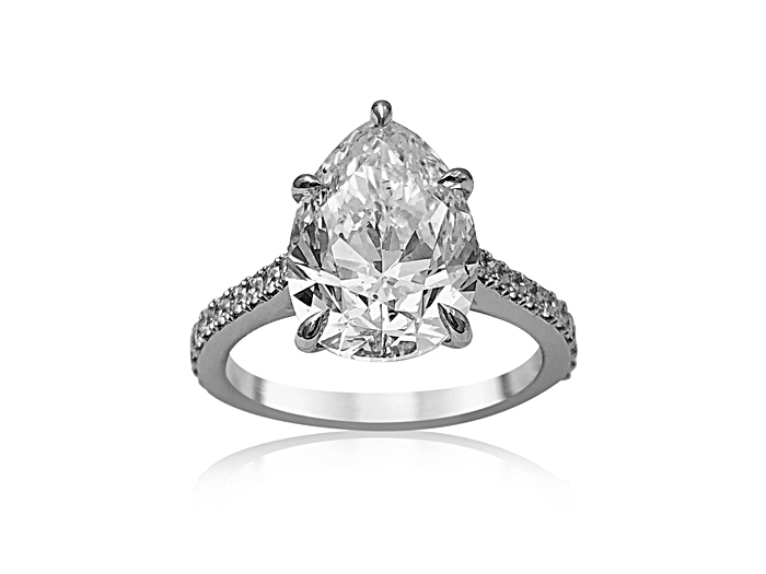 Alson Signature Collection Platinum Diamond Engagement Ring