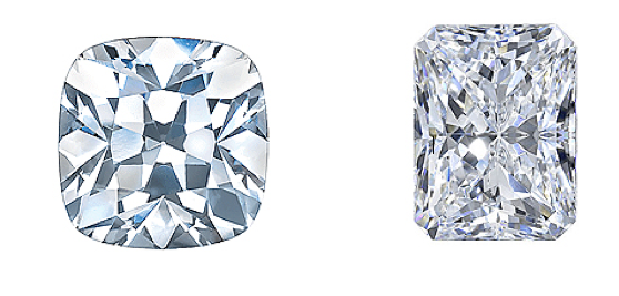 Cushion and radiant Cut | Alson Jewelers
