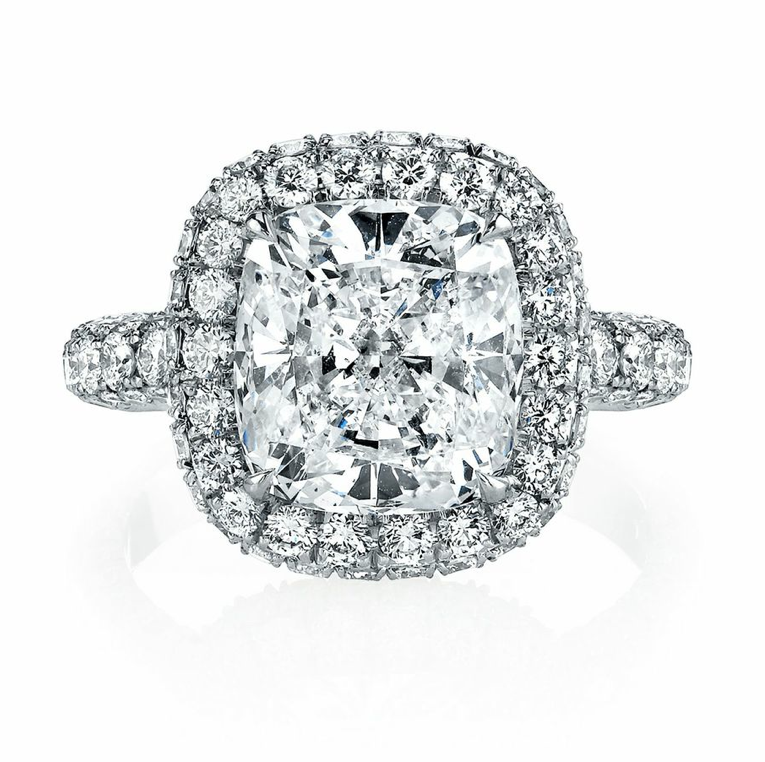  Cushion Cut engagement ring. Available at Alson Jewelers. | Alson Jewelers