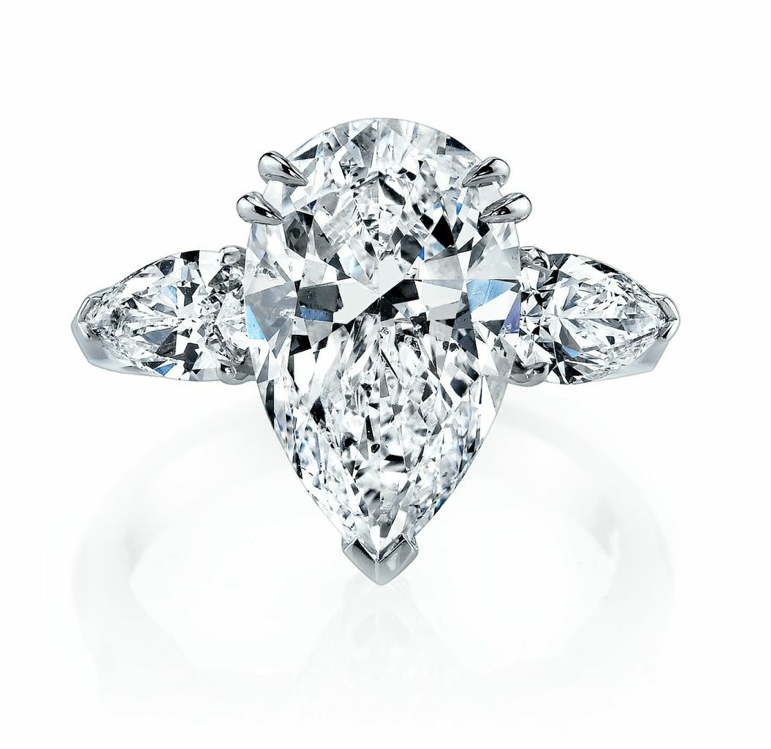 Alson Signature Collection Pear-Shaoed Diamond Enagement Ring | Alson Jewelers