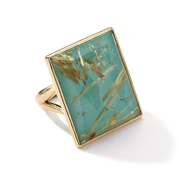 Ippolita Rutilated Quartz and Turquoise ring | Alson Jewelers