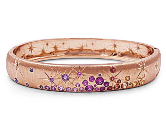 Penny Preville 18K Rose Gold 10MM Galaxy Rainbow Sapphire Bangle Bracelet ,790 REFERENCE NUMBER: BC10000745 ADD TO WISHLIST SCHEDULE A VIEWING First and Last Name* Email Address* Phone Number* Item Reference Number* CAPTCHA PinterestFacebookTwitterEmailPrint | Alson Jewelers