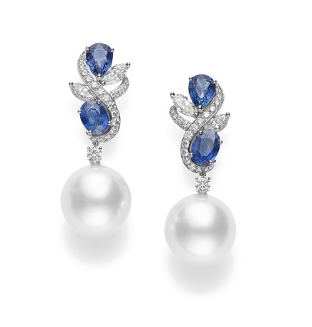 Mikimoto Classic Blue earrings | Alson Jewelers