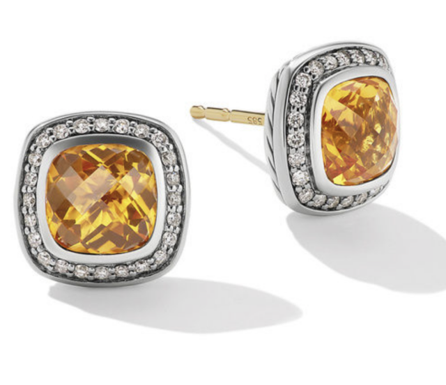 David Yurman Albion citrine earrings | Alson Jewelers