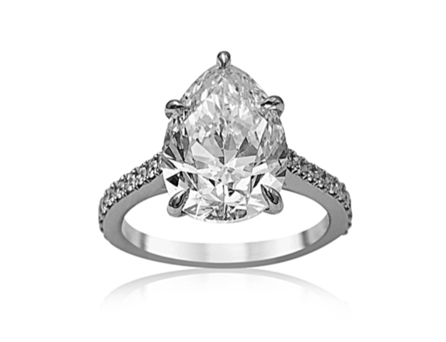 Alson Signature Collection Platinum Diamond Engagement Ring