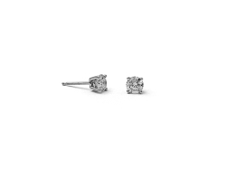 Alson Signature Collection 14K White Gold .50CTW Diamond Stud Earrings