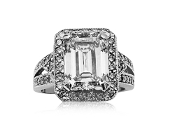 Alson Signature Collection 14K White Gold Split Shank Diamond Engagement Ring