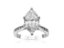 Alson Signature Collection Platinum Diamond Engagement Ring