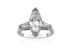 Alson Estate Collection Platinum Diamond Engagement Ring