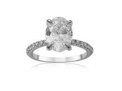 Alson Signature Collection 14K White Gold Diamond Engagement Ring