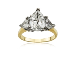 Alson Signature Collection 14K Yellow & White Gold Diamond Engagement Ring