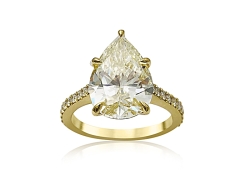 Alson Signature Collection 18K Yellow Gold Diamond Engagement Ring