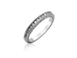 Alson Special Value Platinum Channel Set Diamond Band