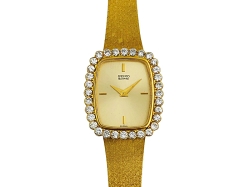 Alson Pre-Owned Seiko 18K Yellow Gold Ladies Watch