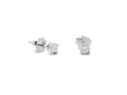 Alson Signature Collection 14K White Gold .25CTW Diamond Stud Earrings