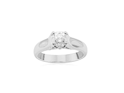 Elara Platinum Diamond Solitaire Engagement Ring