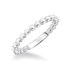 ArtCarved 14K White Gold Stackable Band