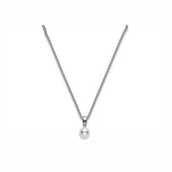 Mikimoto 18K White Gold 18