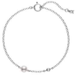 Mikimoto 18K White Gold 7