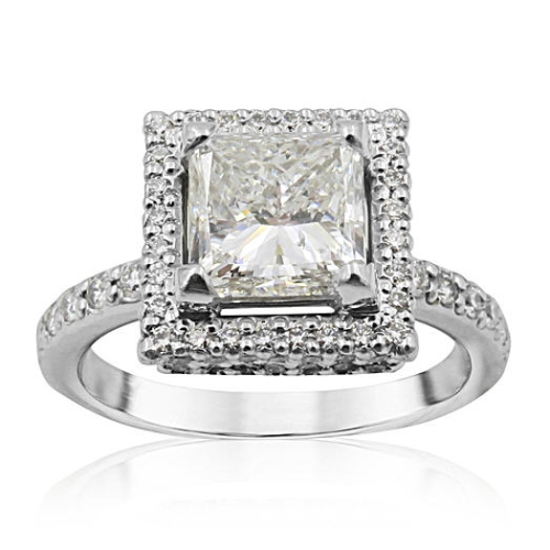 Alson Signature Collection Platinum Diamond Engagement Ring