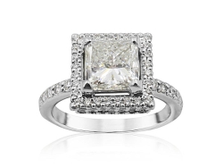 Alson Signature Collection Platinum Diamond Engagement Ring