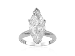 Alson Signature Collection 14K White Gold Diamond Solitaire Engagement Ring