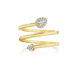 Penny Preville 18K Yellow Gold Constellation Diamond Wrap Ring