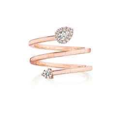 Penny Preville 18K Rose Gold Constellation Diamond Wrap Ring