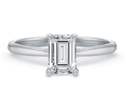 Precision Set 18K White Gold & Platinum New Aire Diamond Engagement Ring, Center Stone Sold Separately