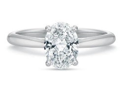 Precision Set Platinum New Aire 2.3MM Solitaire Engagement Ring, Center Stone Sold Separately