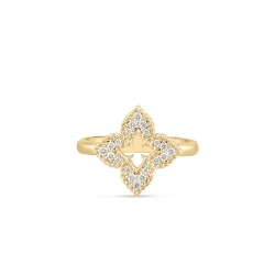 Roberto Coin 18K Yellow Gold Venetian Princess Diamond Ring