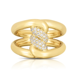 Roberto Coin 18K Yellow Gold Cialoma Diamond Ring