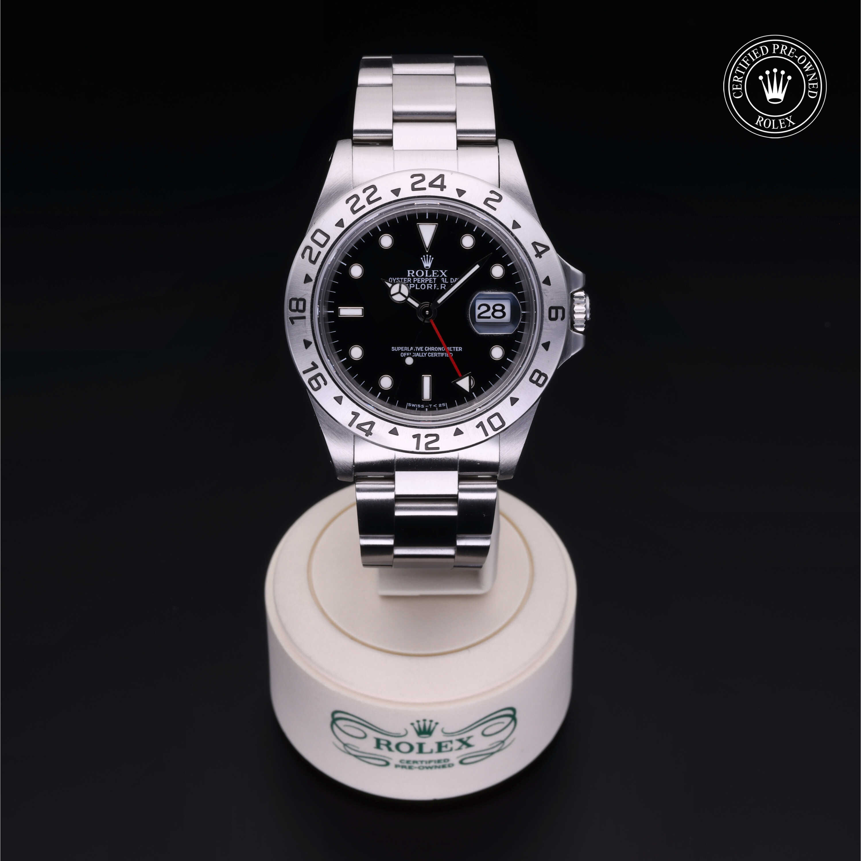 Rolex Explorer II in Oystersteel M16570-0005 at Alson Jewelers