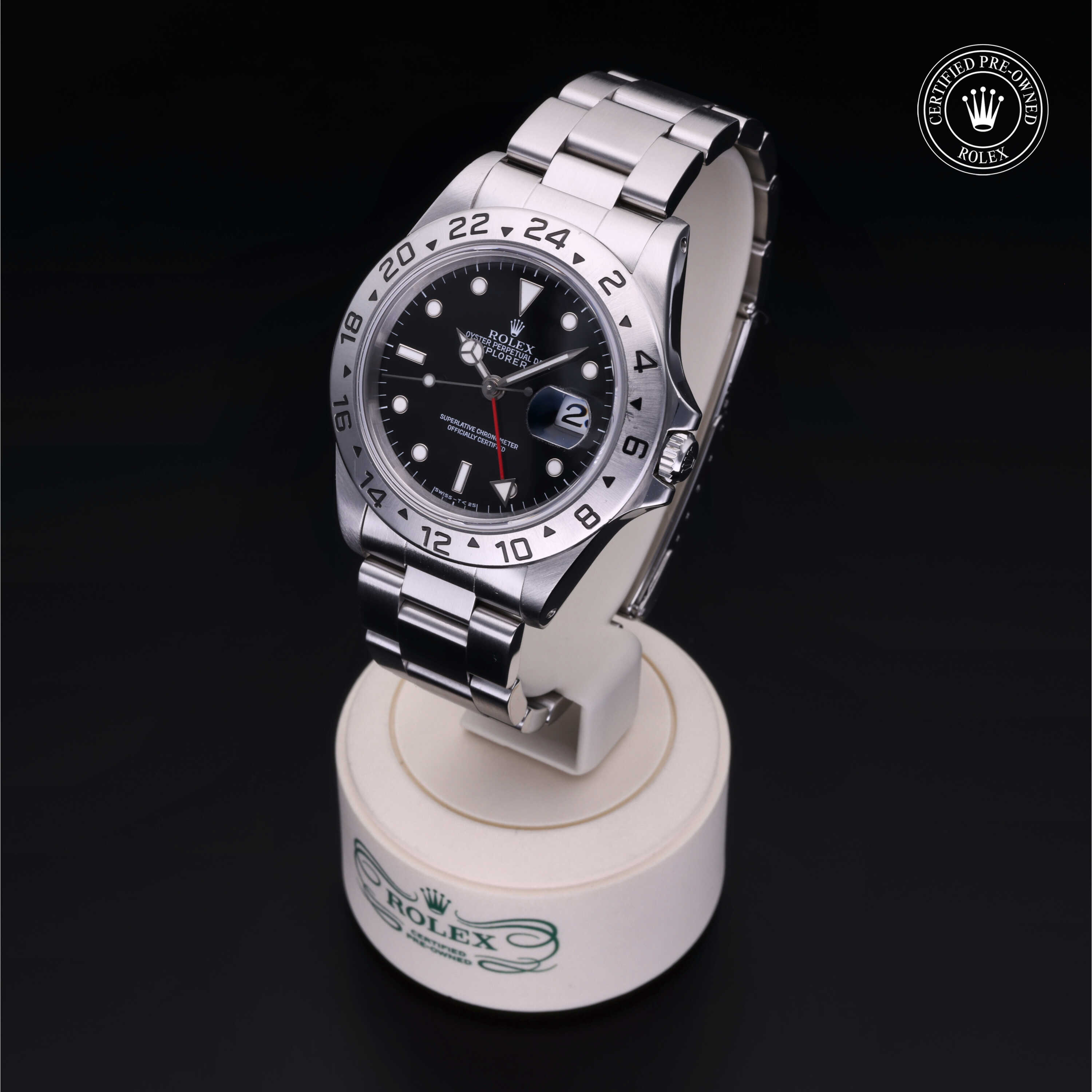 Rolex Explorer II in Oystersteel M16570-0005 at Alson Jewelers