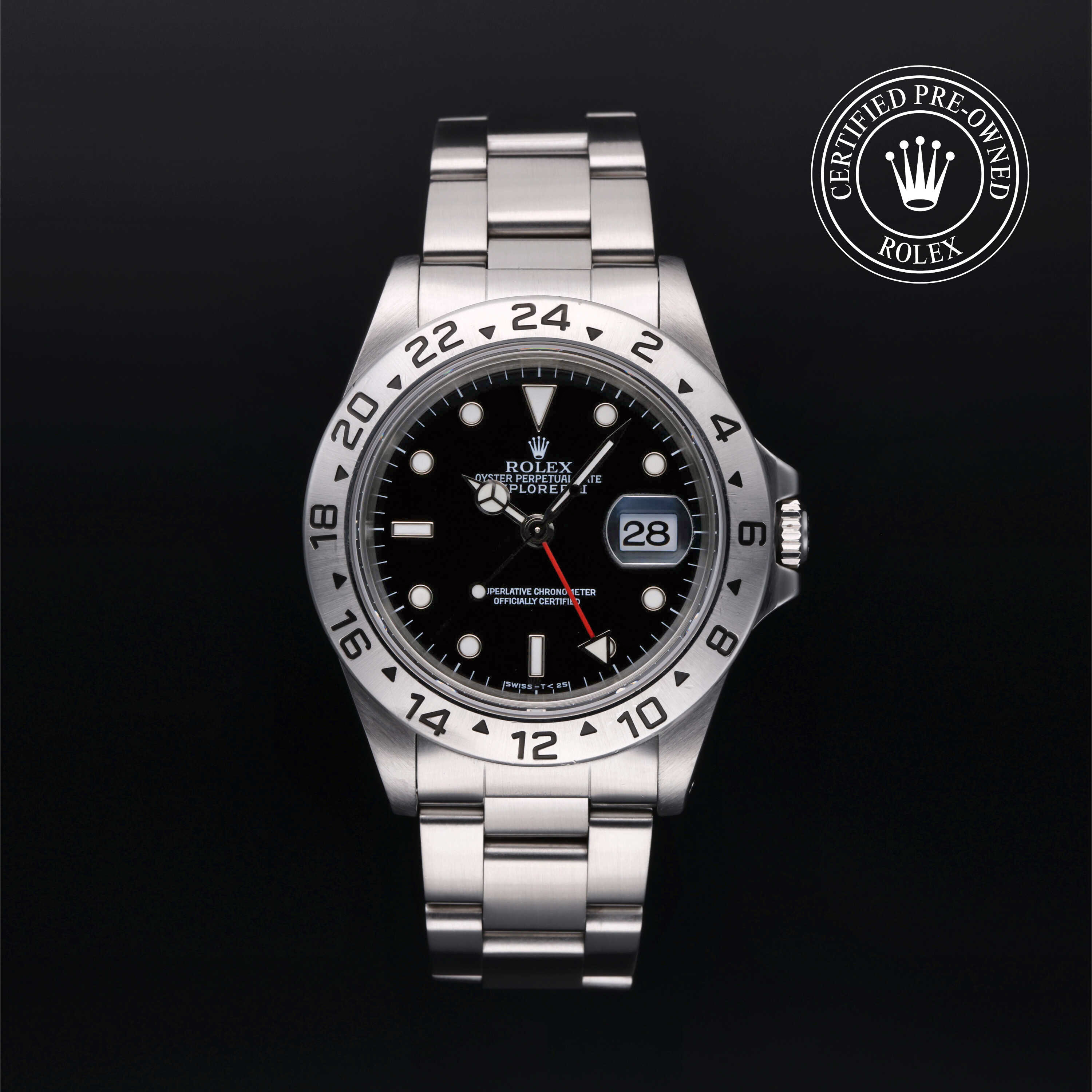 Rolex Explorer II in Oystersteel M16570-0005 at Alson Jewelers