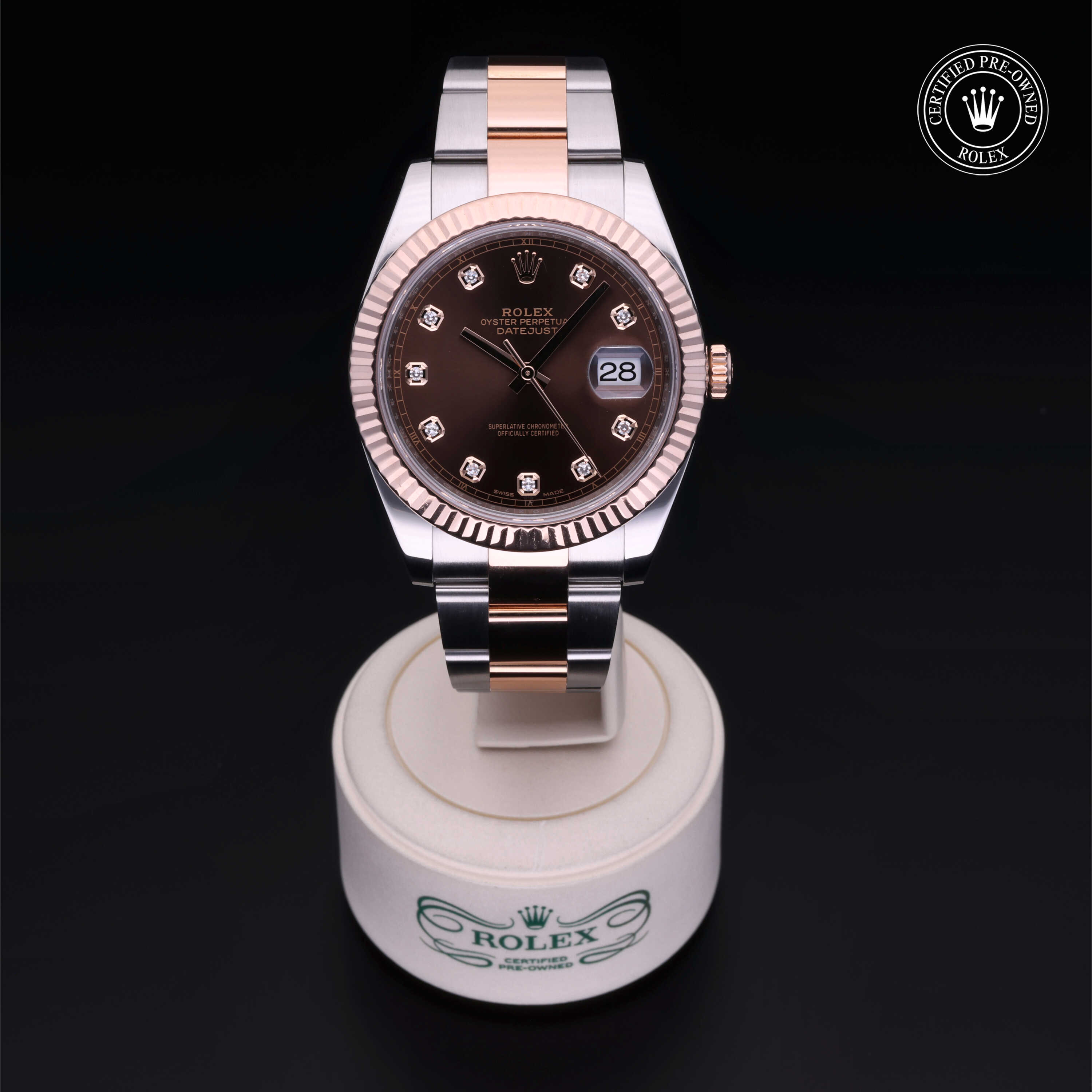 Rolex Datejust in Oystersteel and Everose gold M126331-0009 at Alson Jewelers