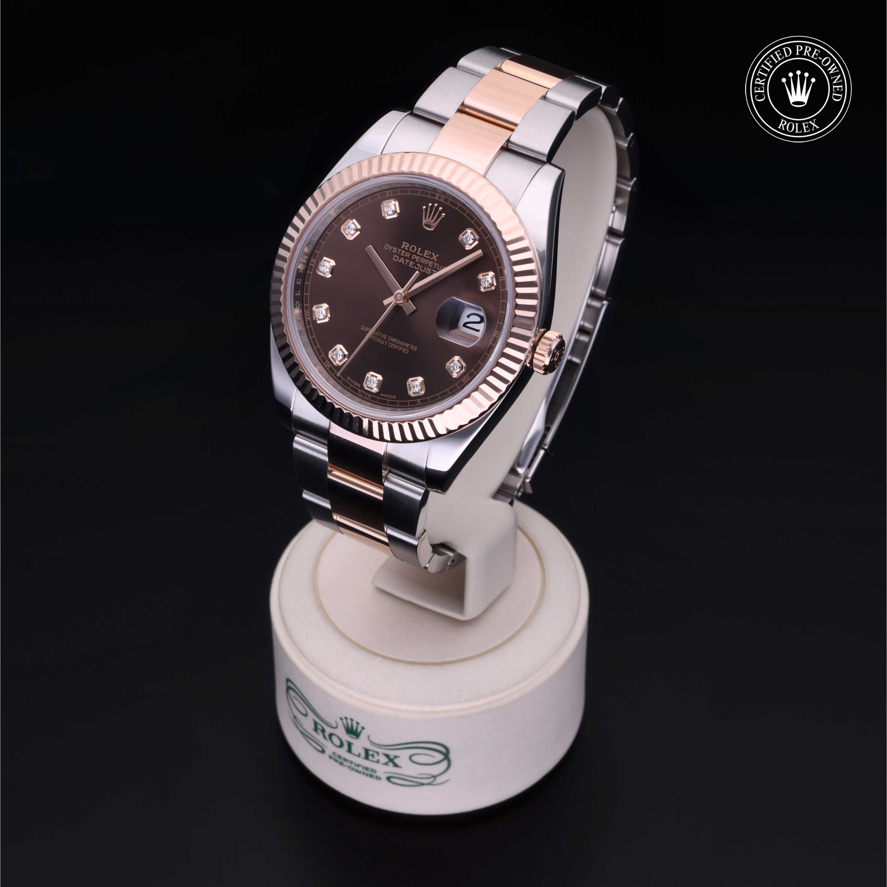 Rolex Datejust in Oystersteel and Everose gold M126331-0009 at Alson Jewelers