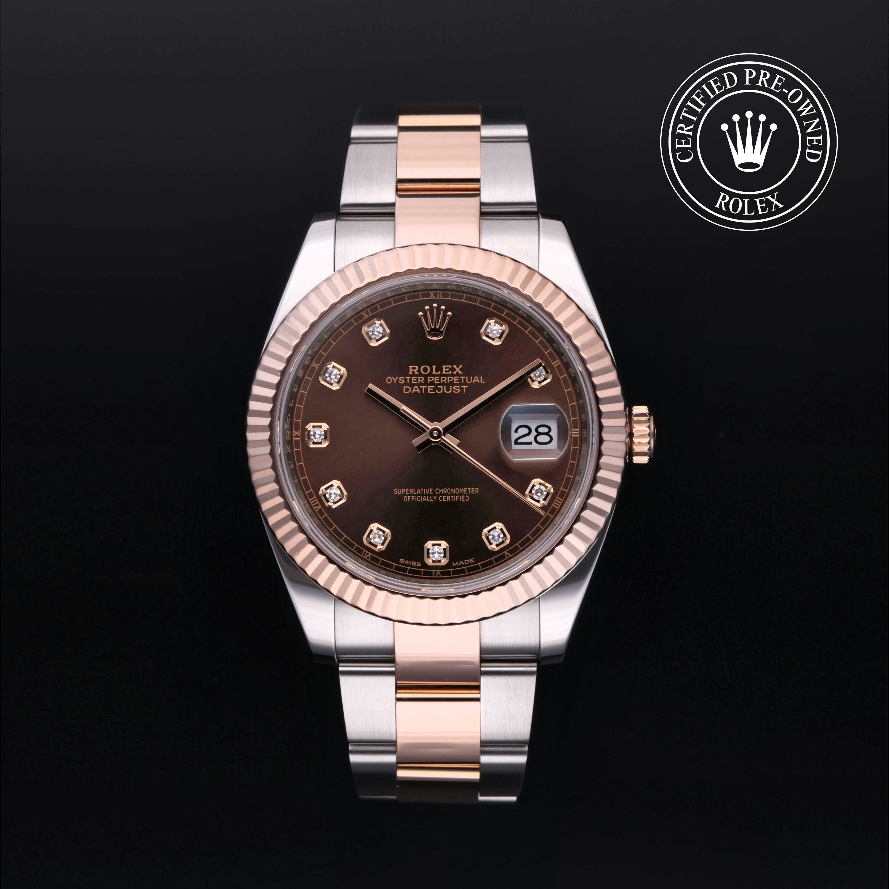 Rolex Datejust in Oystersteel and Everose gold M126331-0009 at Alson Jewelers