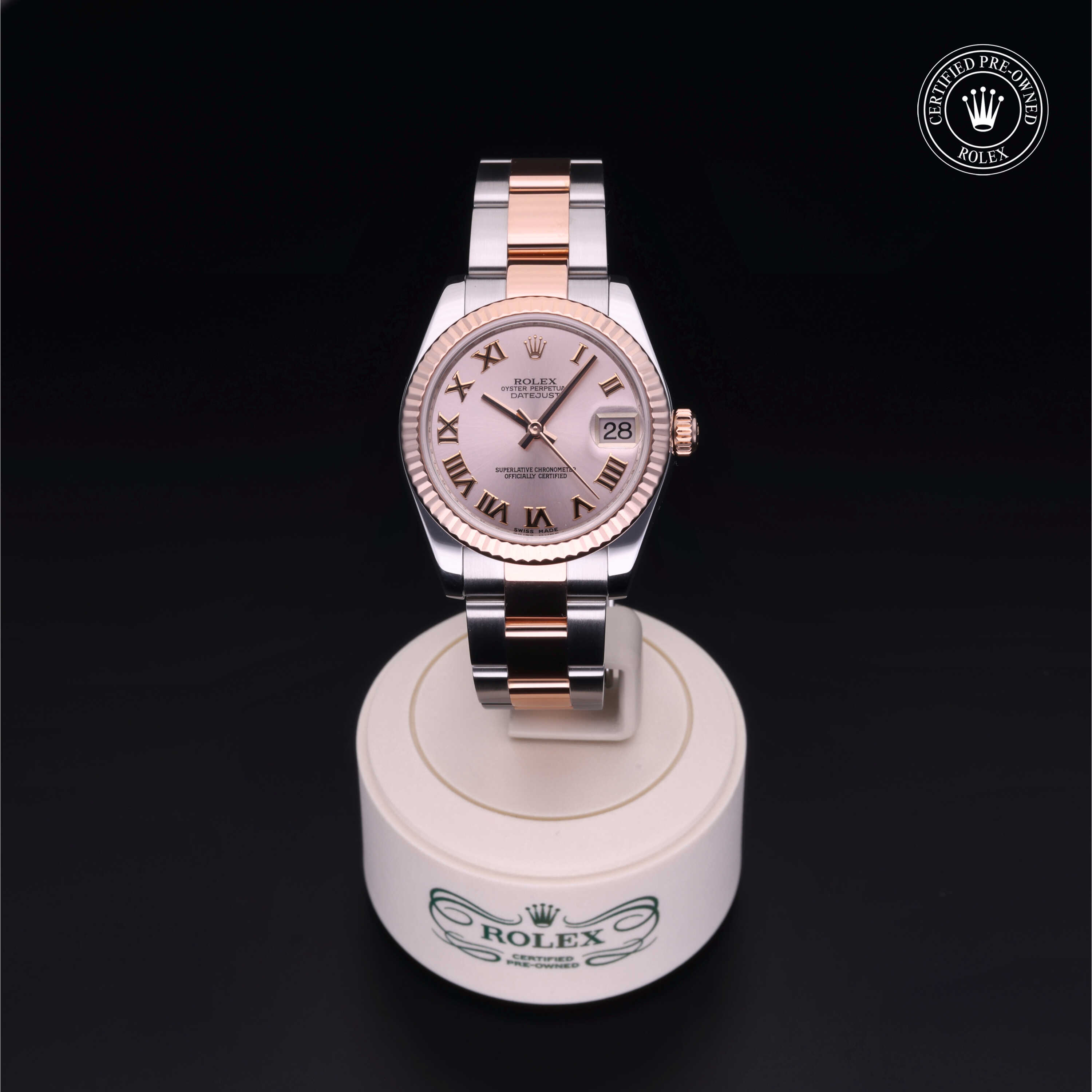 Rolex Datejust in Oystersteel and Everose gold M178271-0062 at Alson Jewelers