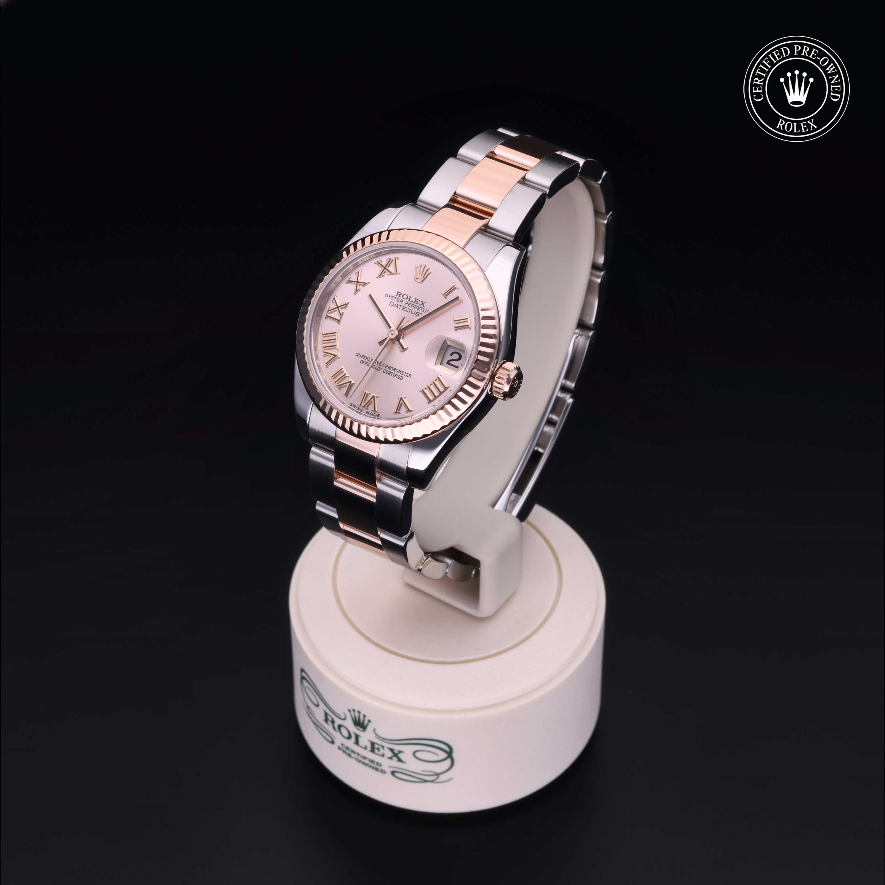 Rolex Datejust in Oystersteel and Everose gold M178271-0062 at Alson Jewelers