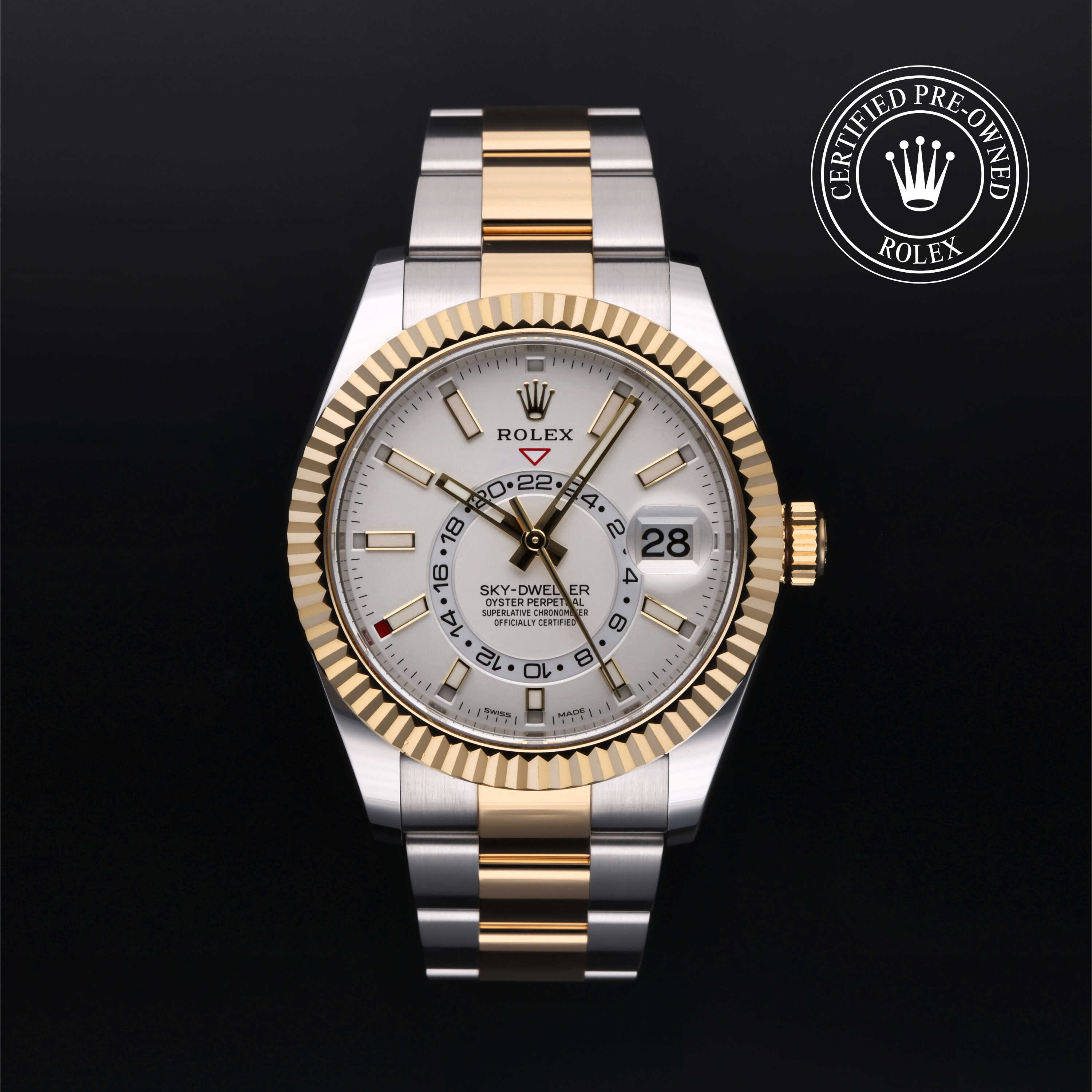 Rolex Sky-Dweller in Oystersteel and yellow gold M326933-0009 at Alson Jewelers