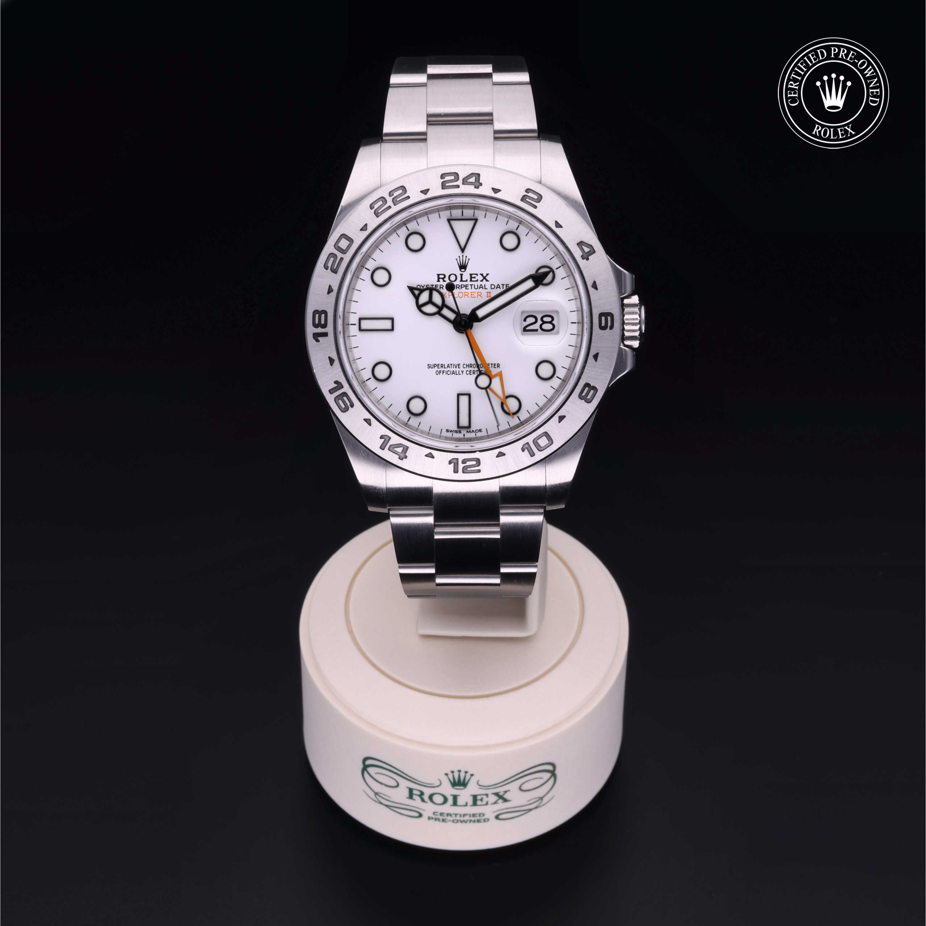 Rolex Explorer II in Oystersteel M216570-0001 at Alson Jewelers