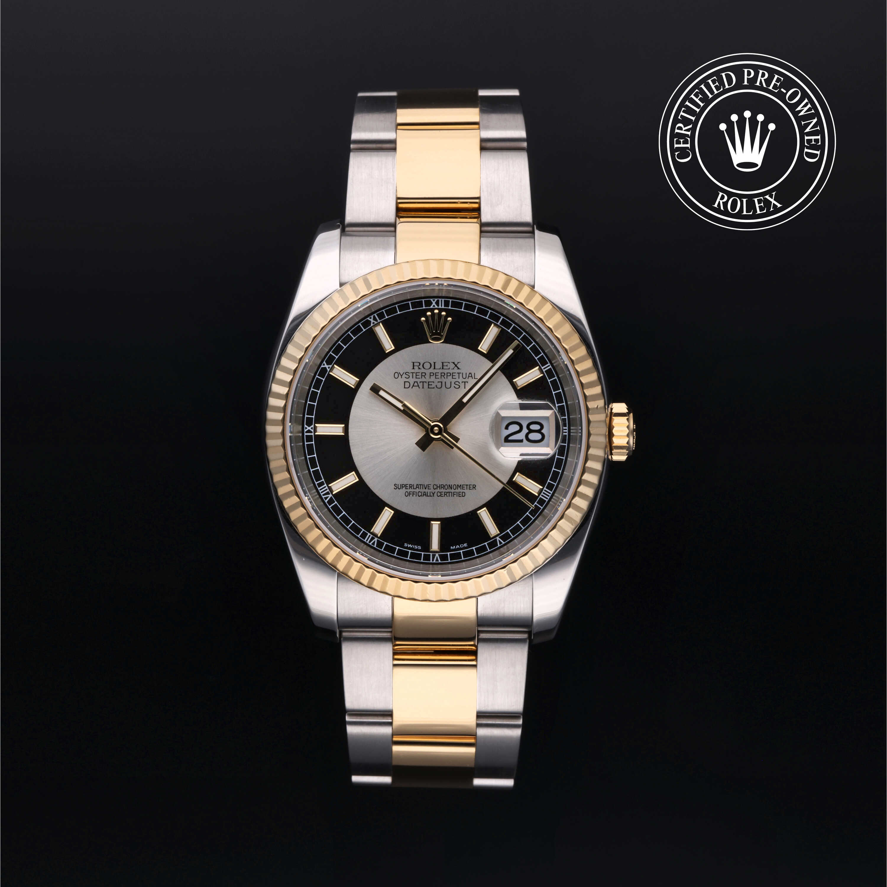 Rolex Datejust in Oystersteel and yellow gold M116233-0110 at Alson Jewelers