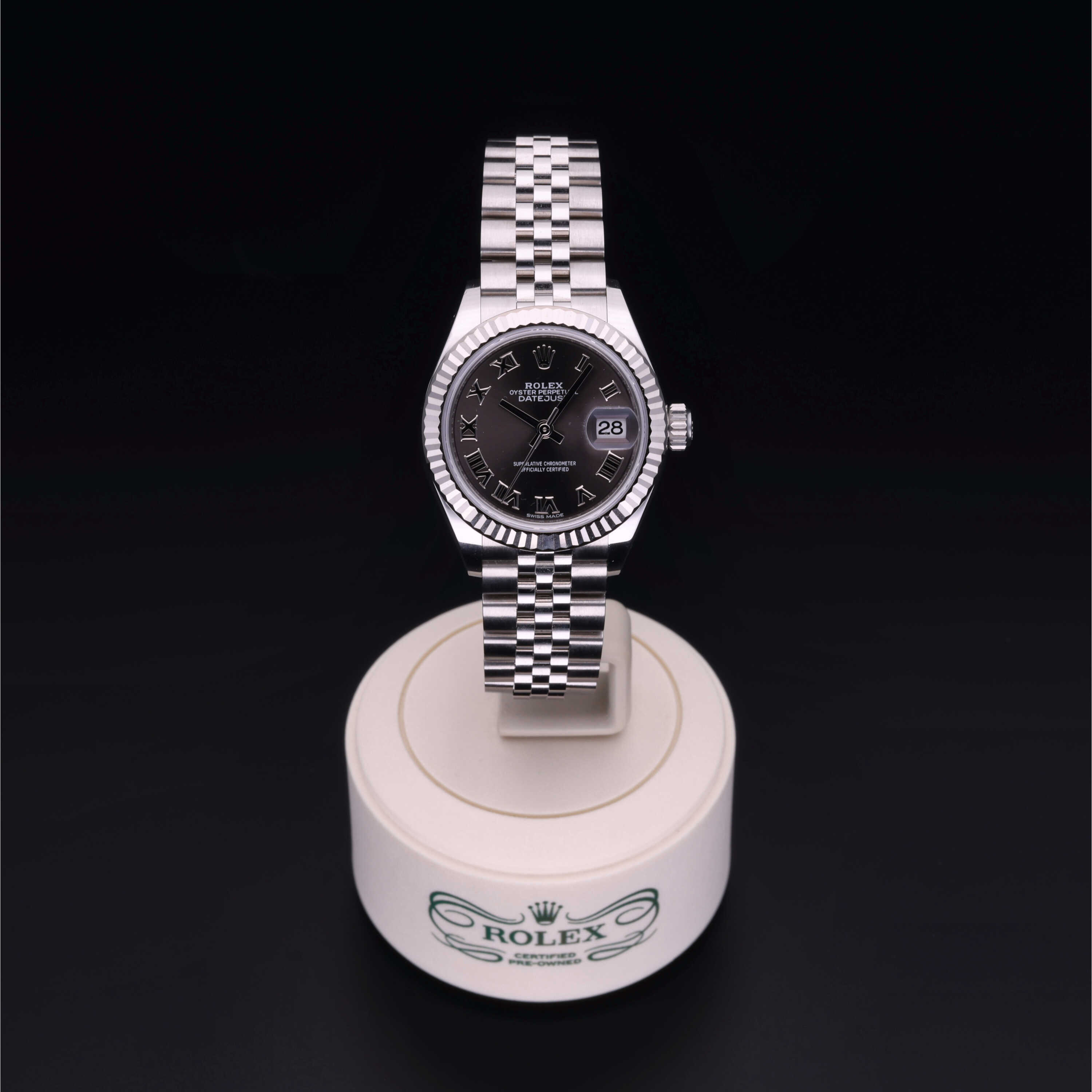 Rolex Lady-Datejust in Oystersteel and white gold M279174-0013 at Alson Jewelers