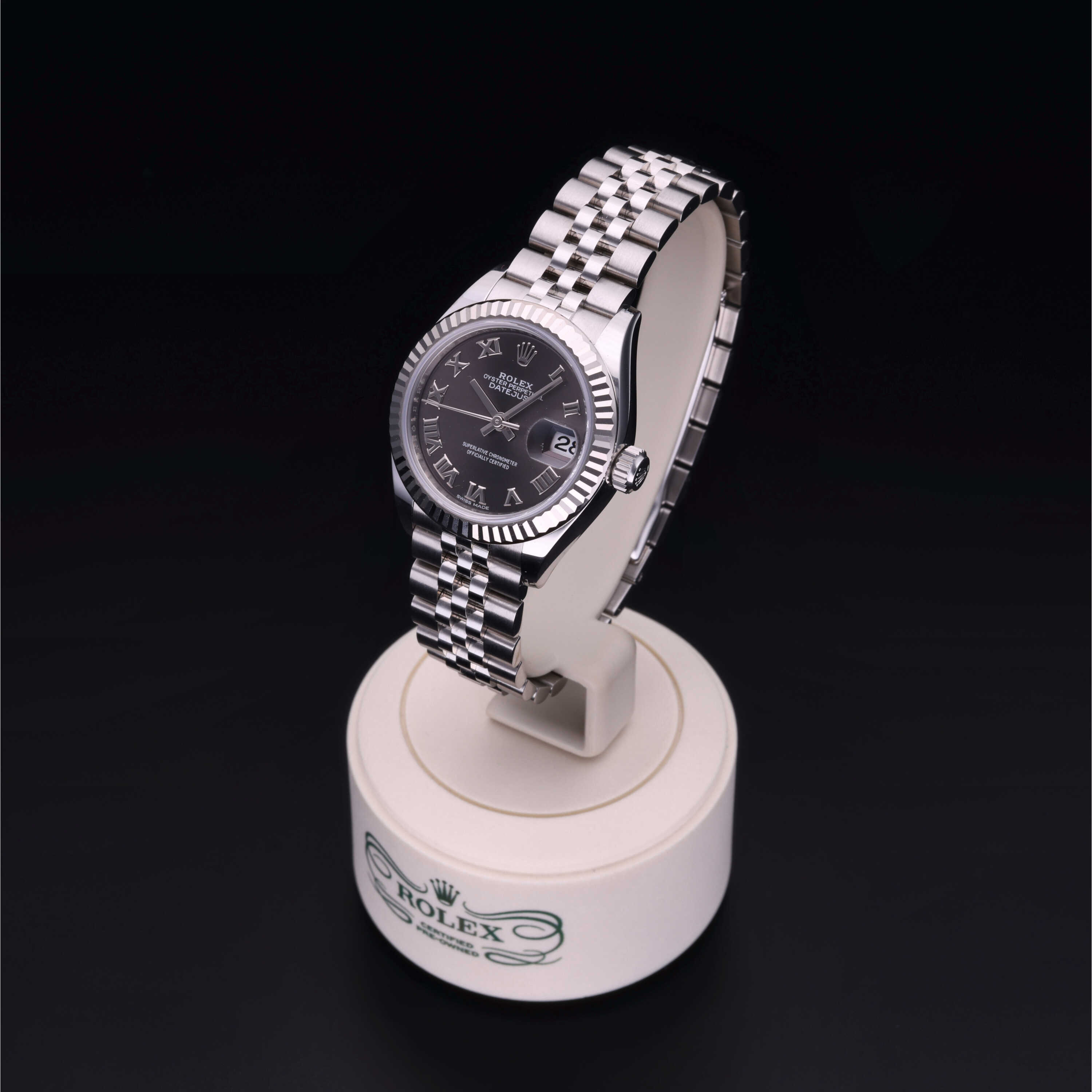 Rolex Lady-Datejust in Oystersteel and white gold M279174-0013 at Alson Jewelers