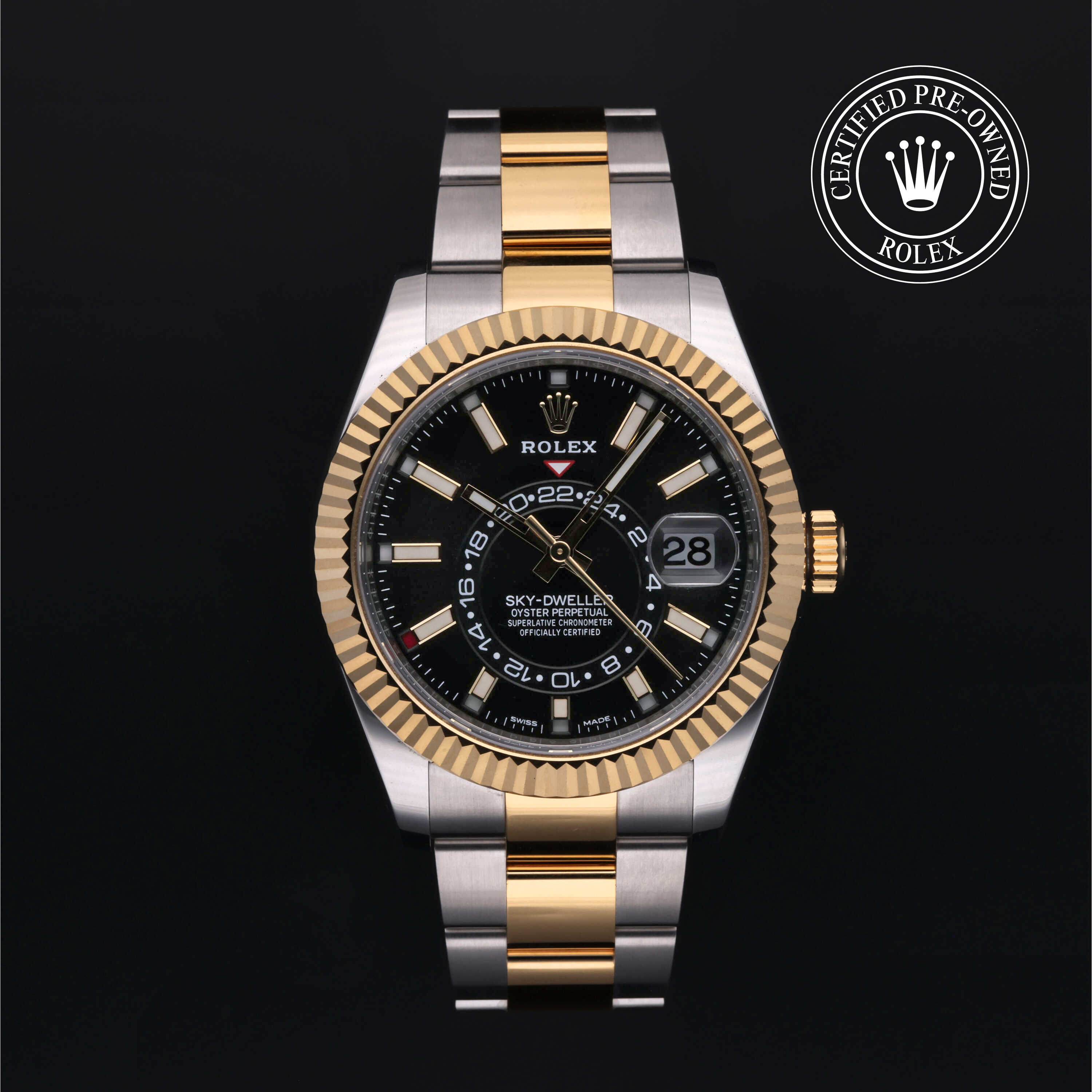 Rolex Sky-Dweller in Oystersteel and yellow gold M326933-0002 at Alson Jewelers