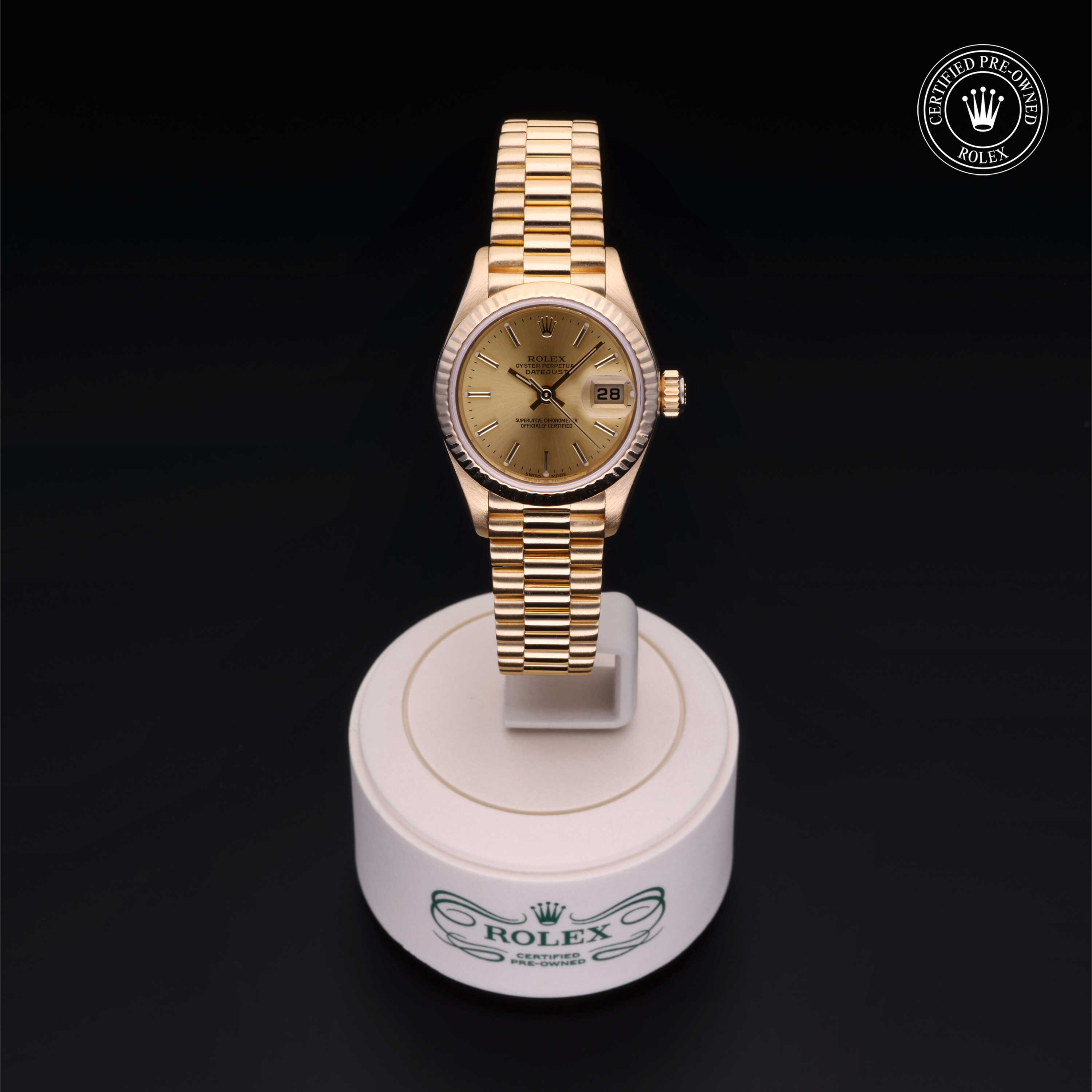 Rolex Lady-Datejust in 18 ct yellow gold  at Alson Jewelers