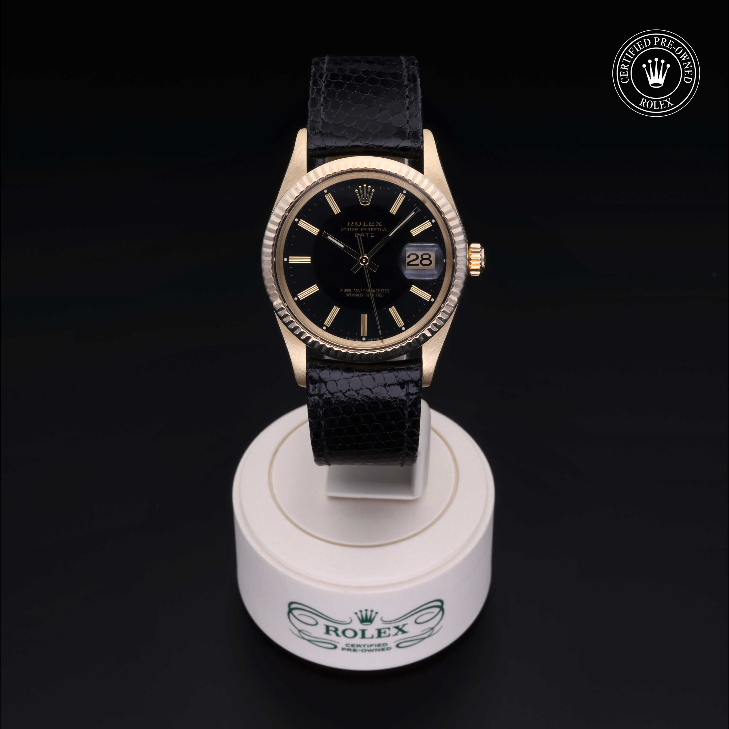 Rolex Oyster Perpetual in 14 ct yellow gold  at Alson Jewelers