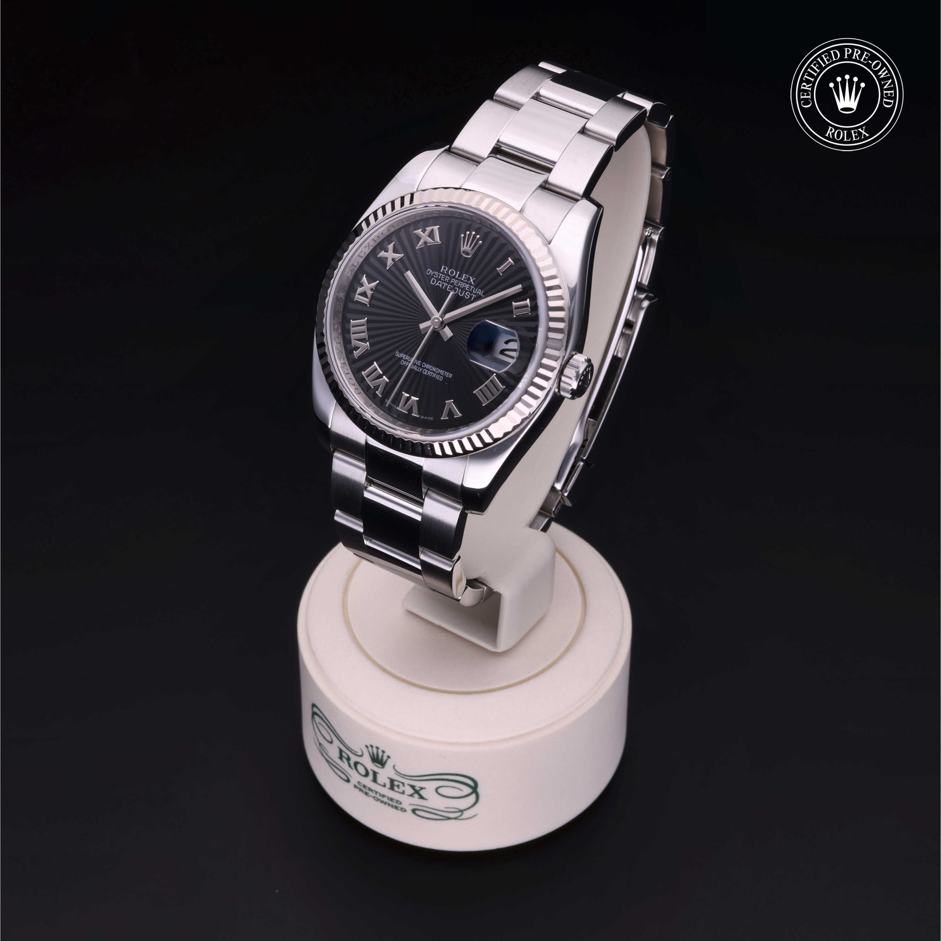 Rolex Datejust in Oystersteel and white gold M116234-0067 at Alson Jewelers